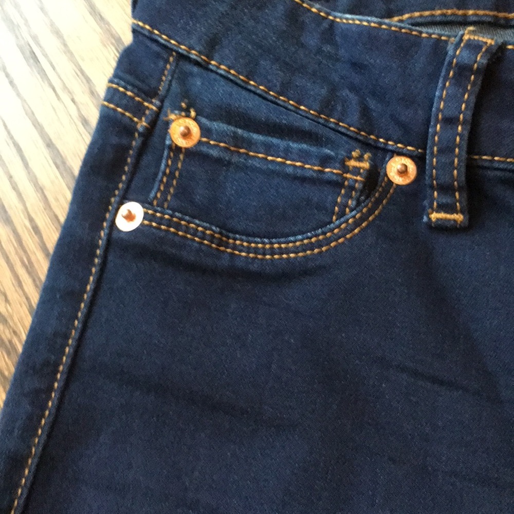 Vintage Y2K Nordstrom STS Blue Mid Rise Dark Denim Bella Skinny Jegging Jeans - Picture 3 of 5